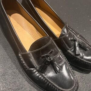 Cole Haan Black Tassel Loafers for Men size 12